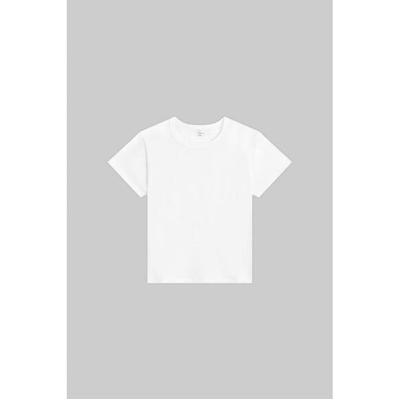 LESET Classic Margo Tee in Cotton - S - White - Picture 1 of 5